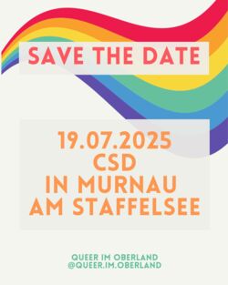 Save the date: CSD in Murnau